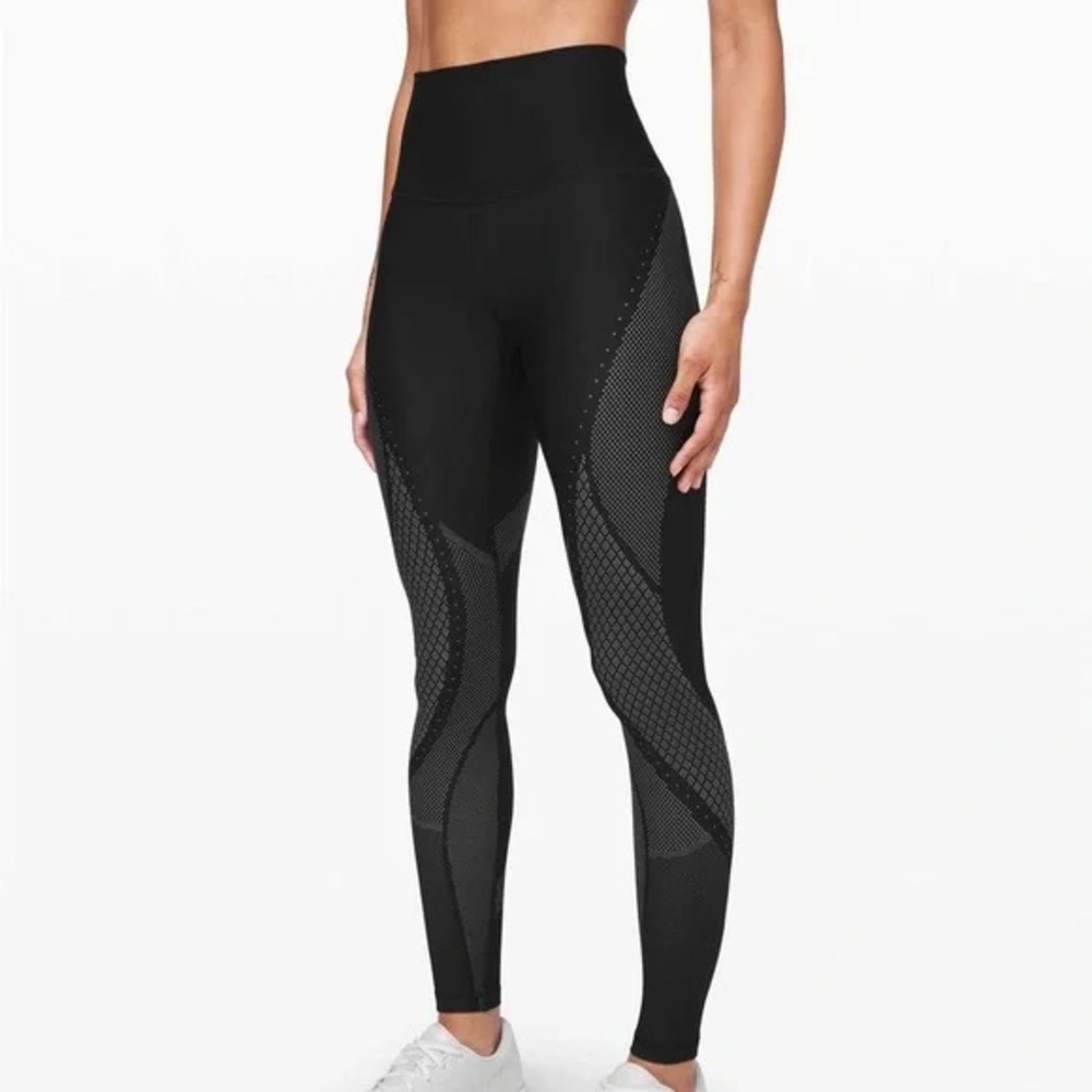 lululemon athletica Black Detail Leggings